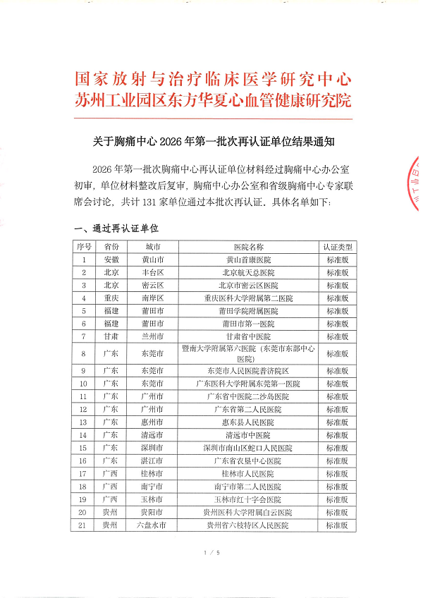2026新年喜传佳讯！我院胸痛中心顺利通过国家级复评